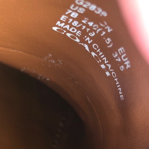 New Coach Studded White Leather Loafers Buckle Gucci Prada Labucq Celine Alexa - Picture 10 of 11